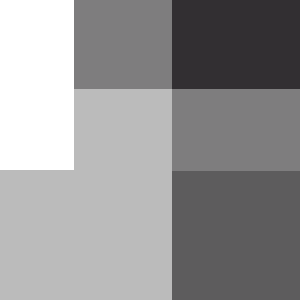 행렬에 대응하는 흑백 격자